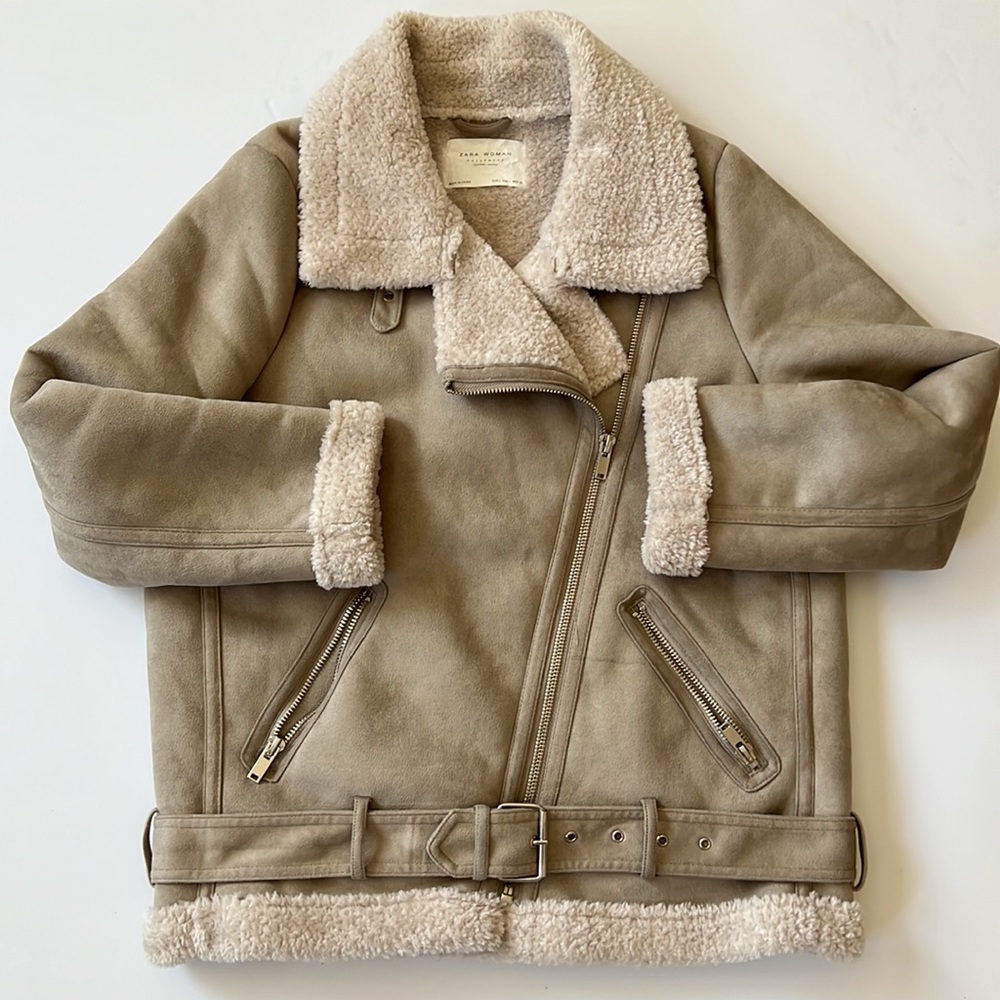 Zara Faux Shearling Moro Jacket